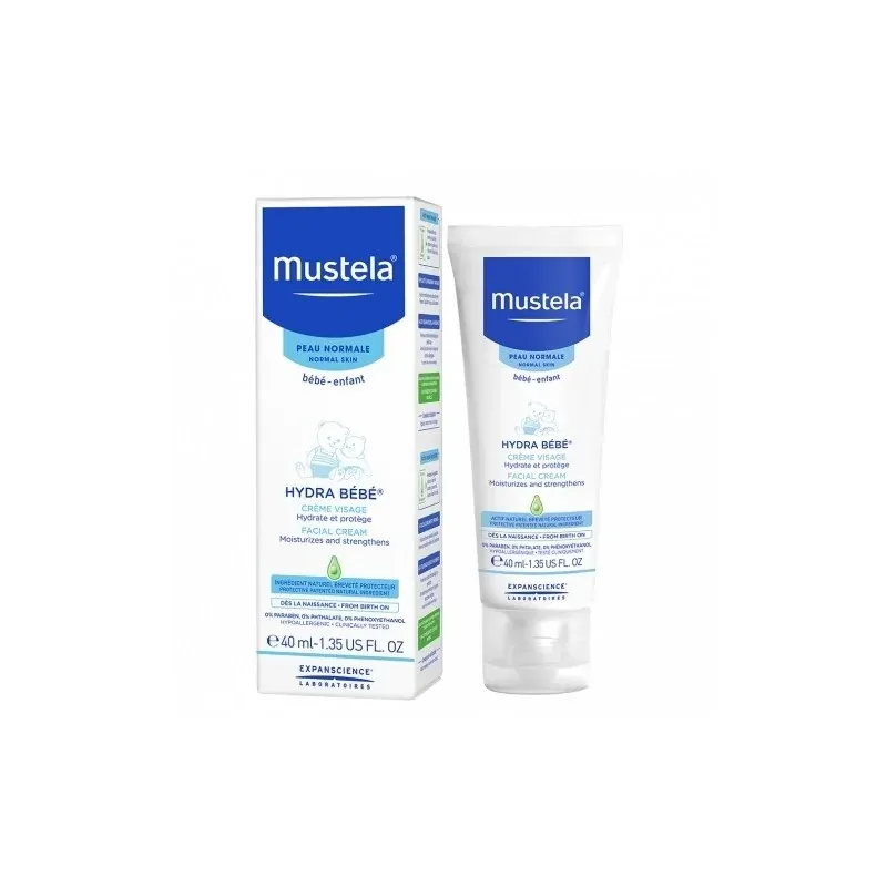 MUSTELA HYDRA BÉBÉ CRÈME VISAGE 40 ML