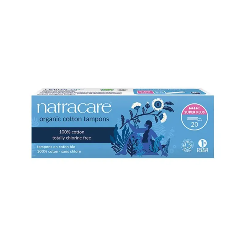 natracare tampons super plus sans applicateur 20u