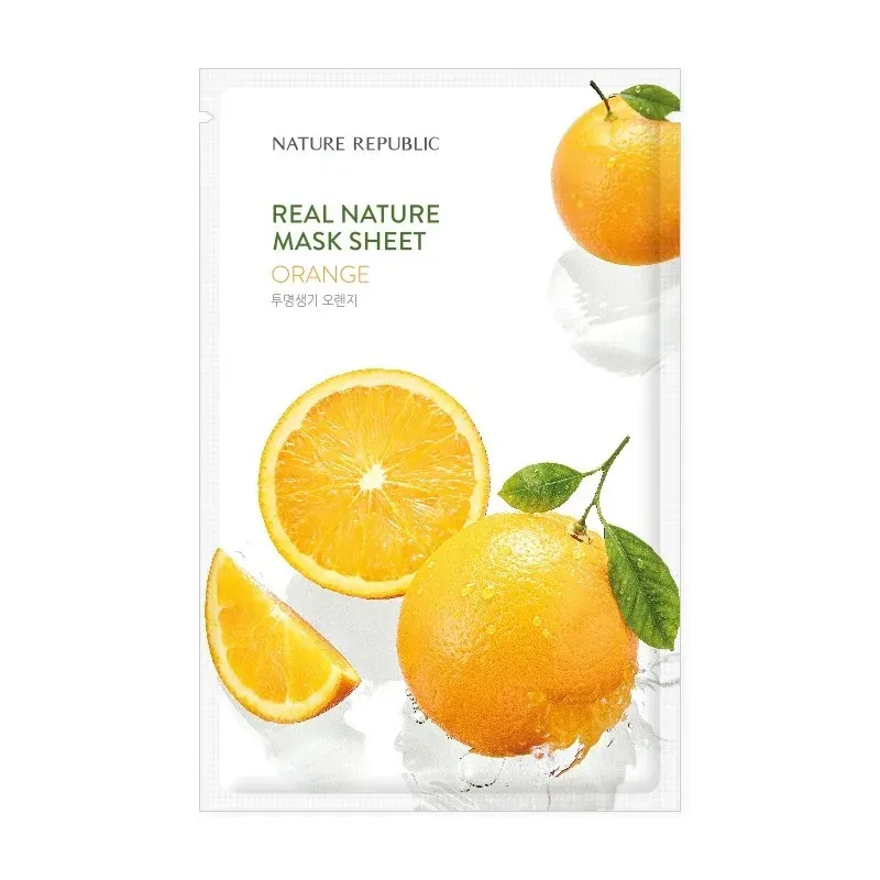 NATURE REPUBLIC REAL NATURE ORANGE MASK SHEET 23g