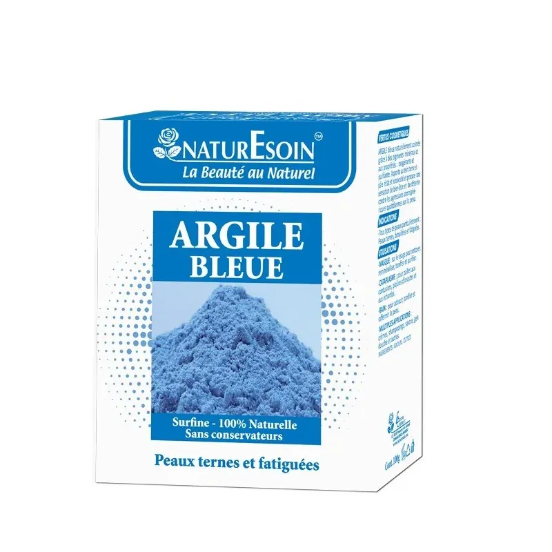 NATURE SOIN ARGILE BLEUE peaux ternes et fatiguées 100 g