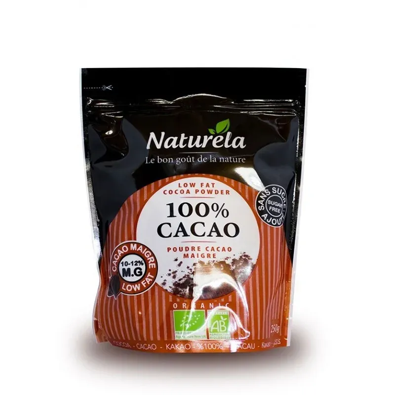 Naturela CACAO MAIGRE (10% - 12%) 250 G