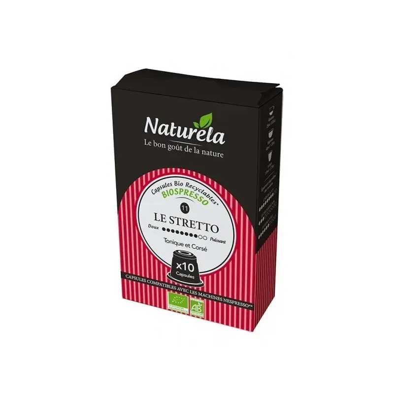 NATURELA CAPSULES BIOSPRESSO LE STRETTO 55G