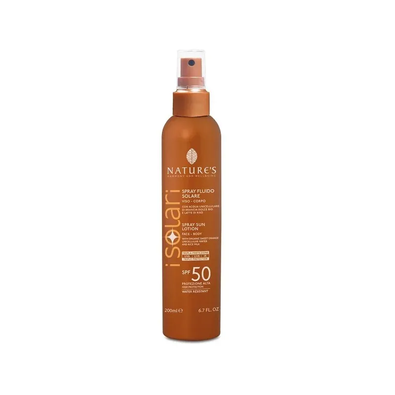 Natures Isolari Spray Fluide Solaire Spf50 200ml