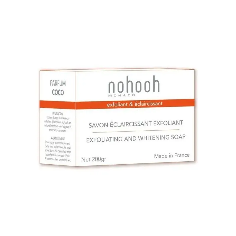 Nohooh Savon Eclaircissante Exfoliant Coco 200g