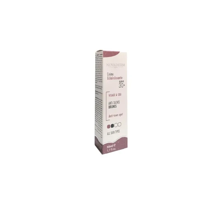 Novaderm Creme Eclaircissante spf30+ 50ml