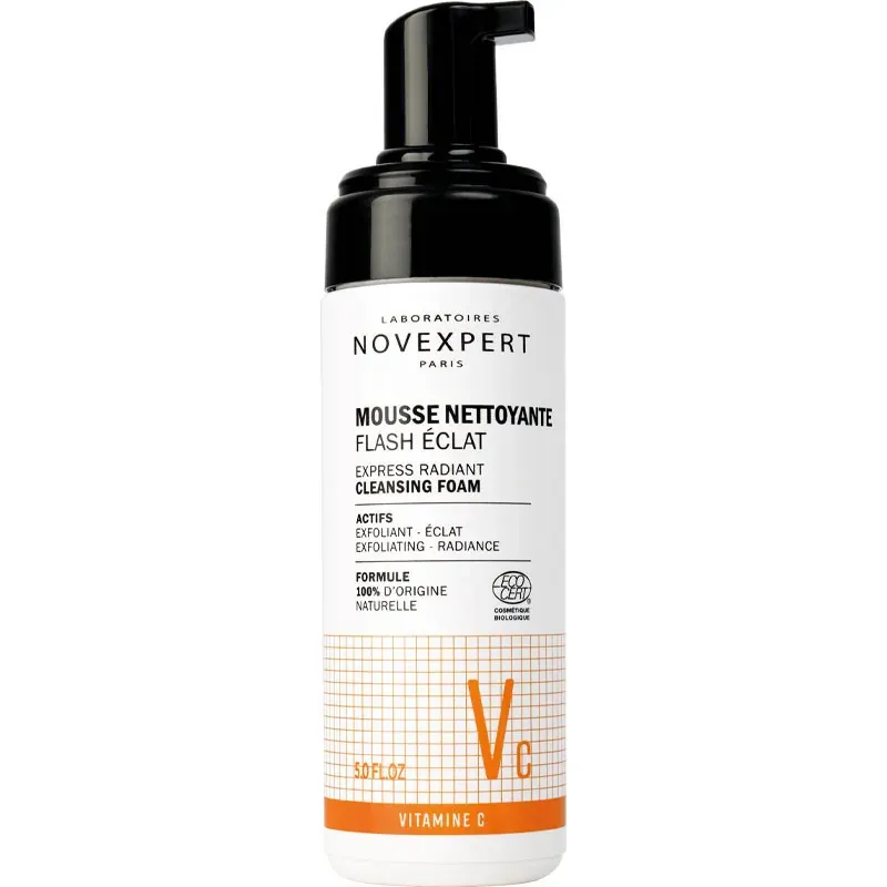 NOVEXPERT FLASH ÉCLAT MOUSSE NETTOYANTE 150 ML                                      