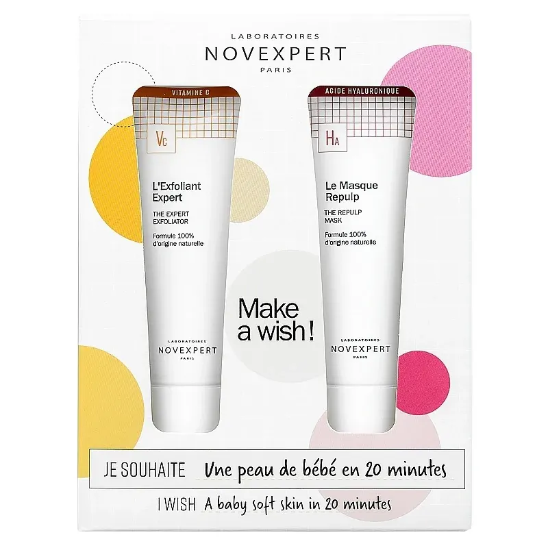 NOVEXPERT LE MASQUE REPULP ACIDE HYALURONIQUE 50ML Achete + NOVEXPERT L'EXFOLIANT EXPERT 50ml Offert