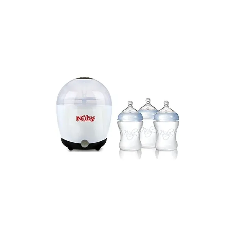 NUBY PACK IDV31 Stérilisateur électrique + 3 biberons 210ml - NTVP39