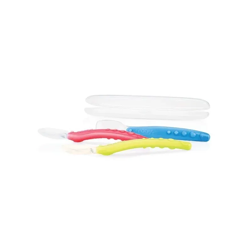 NUBY Soft Silicone Weaning Spoon – 3m+ ID5555