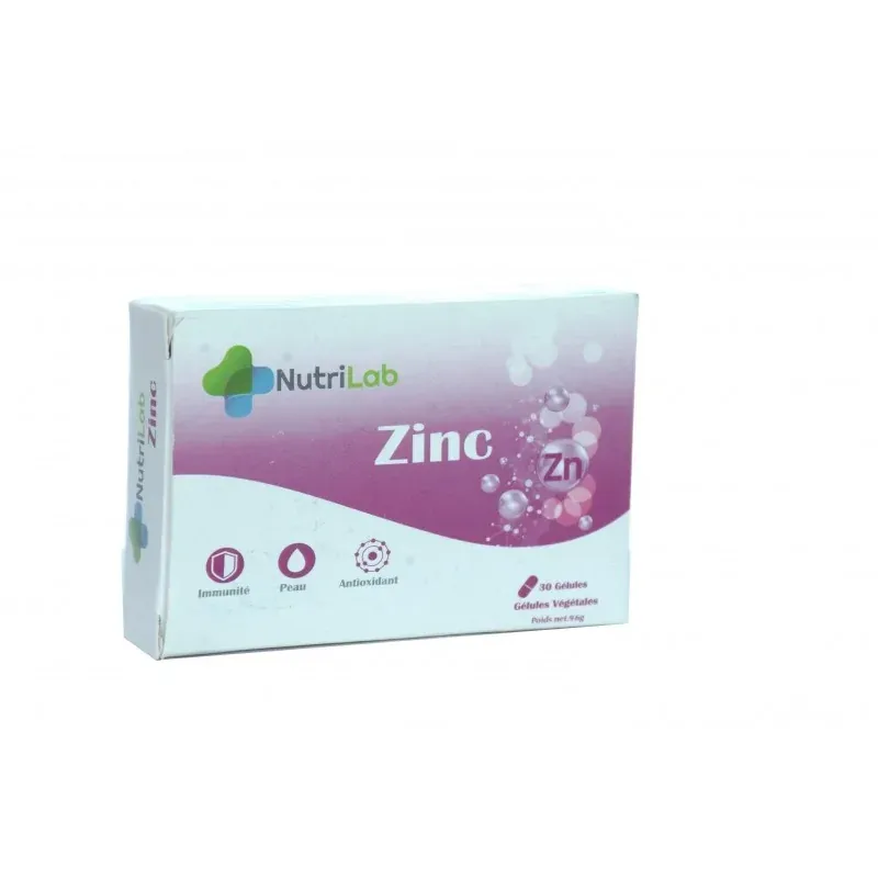 NutriLab ZINC 30 gélules