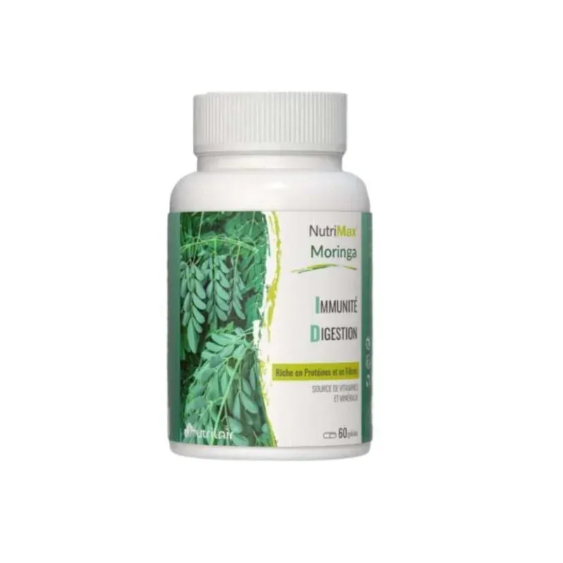 NUTRIMAX MORINGA 60 GELULES DOSEES A 380 G