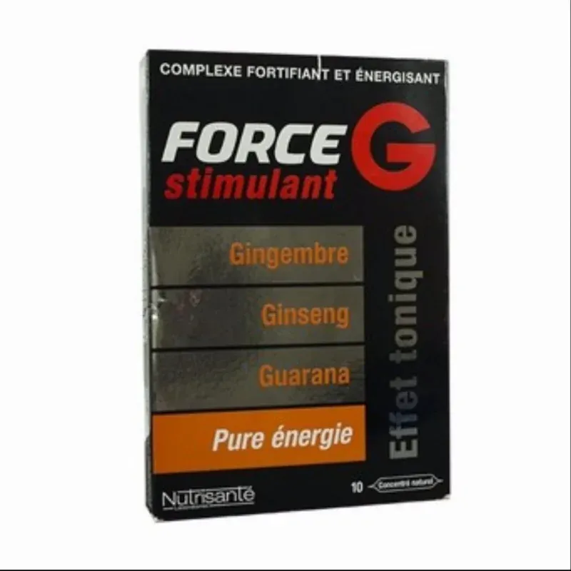 NUTRISANTE FORCE G STIMULANT AMPOULE BUVABLE 10ML X 10