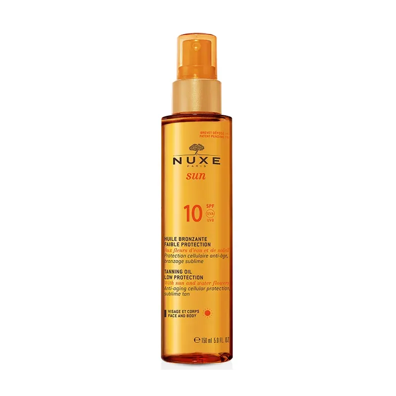 NUXE SUN HUILE BRONZANTE SPF10 150 ML