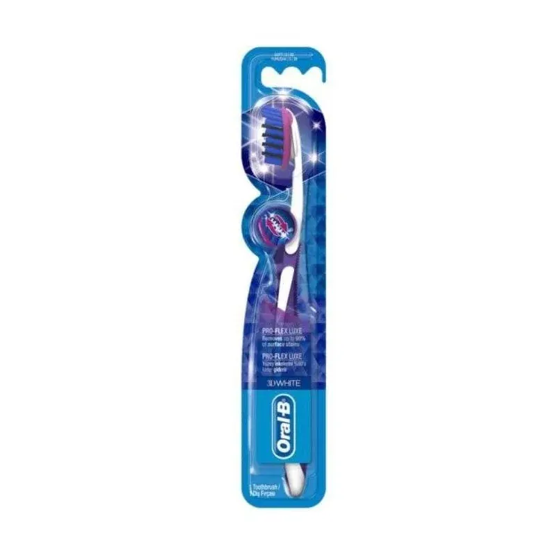 ORAL-B BROSSES À DENTS 3D WHITE PRO FLEX LUXE soft