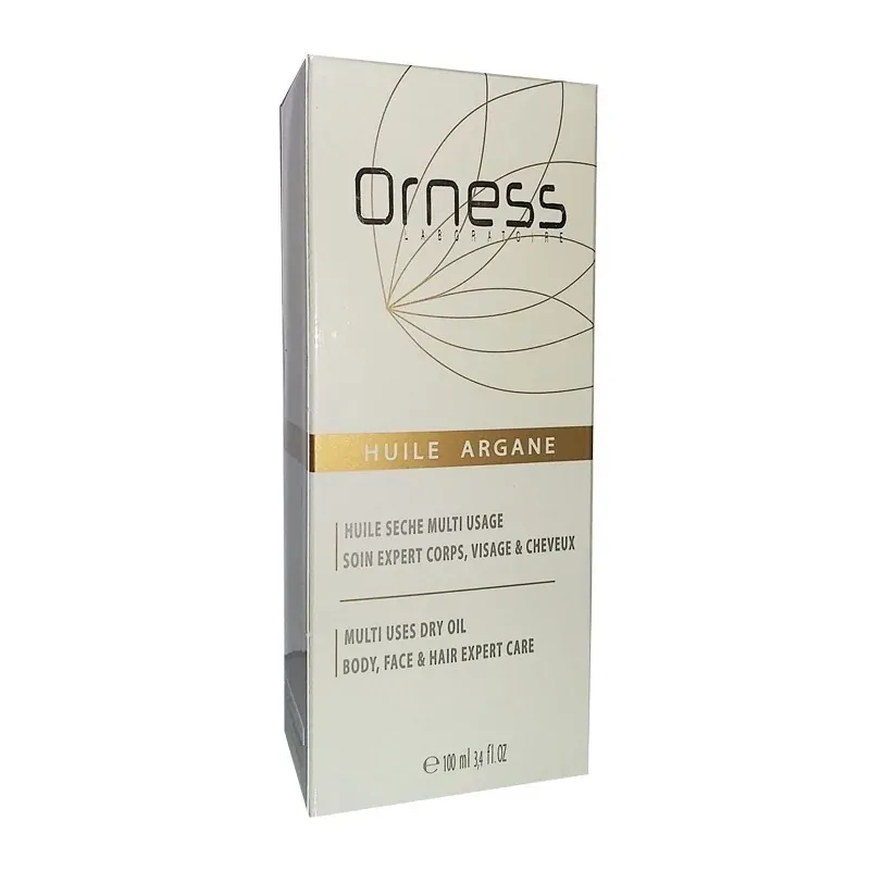 Orness Soin Expert Corps - visage - Cheveux - Huile Argane Sèche Multi-Usage 34ml