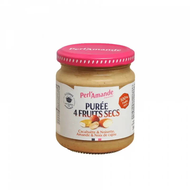 PERL' AMANDE PUREE 4 FRUITS 200G