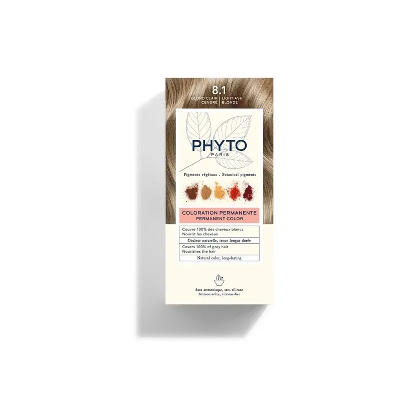 PHYTO COLORATION 8.1 BLOND CLAIR CENDRÉ