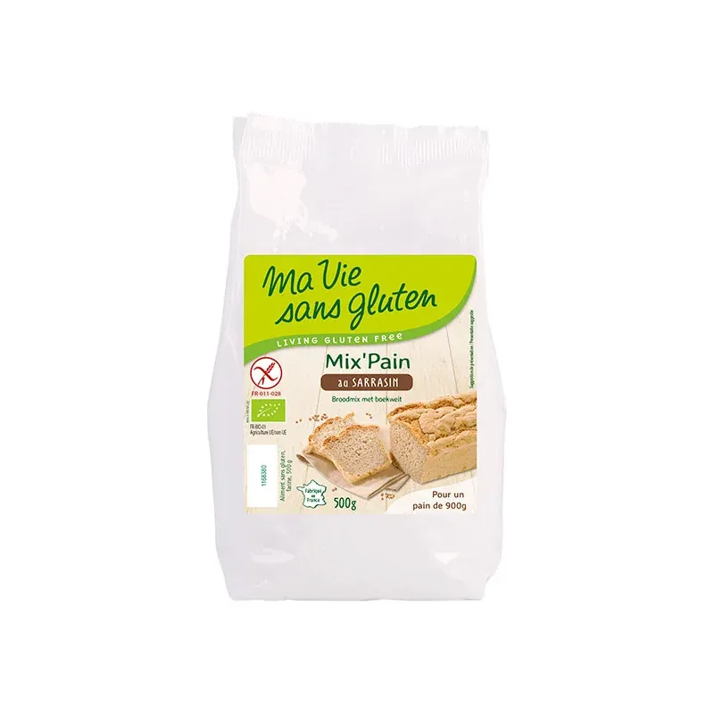 Ma Vie Sans Gluten Préparation pour Pain Bio au Sarrasin 500g SG