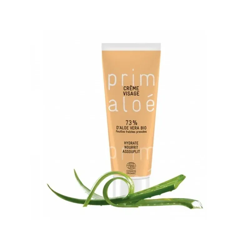 PRIM'ALOE Crème Visage 73% Aloé Vera 50 ml