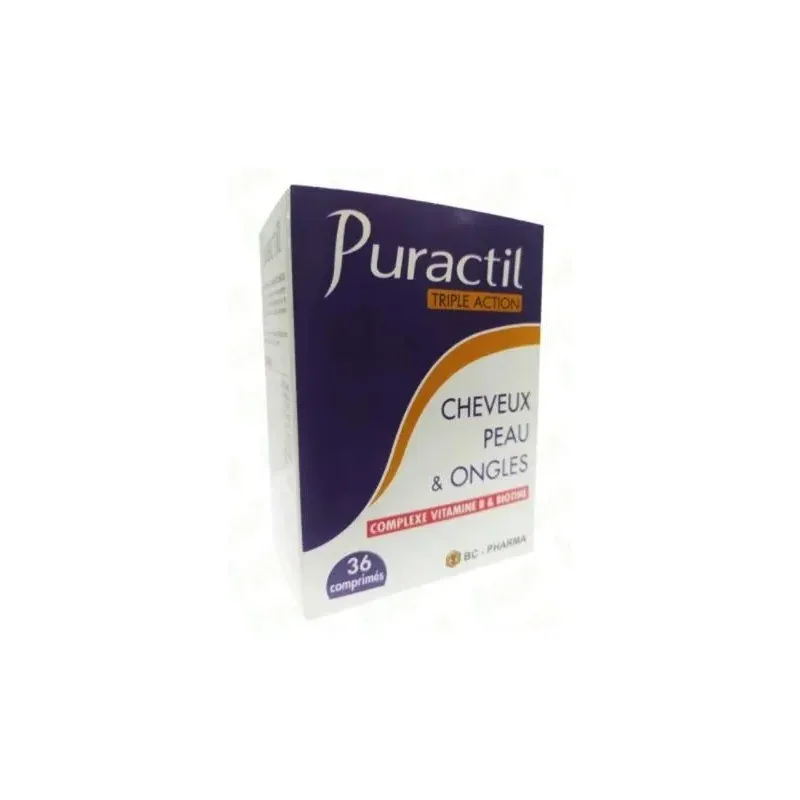 Puractil BC Vitamine B & Biotine 36cps