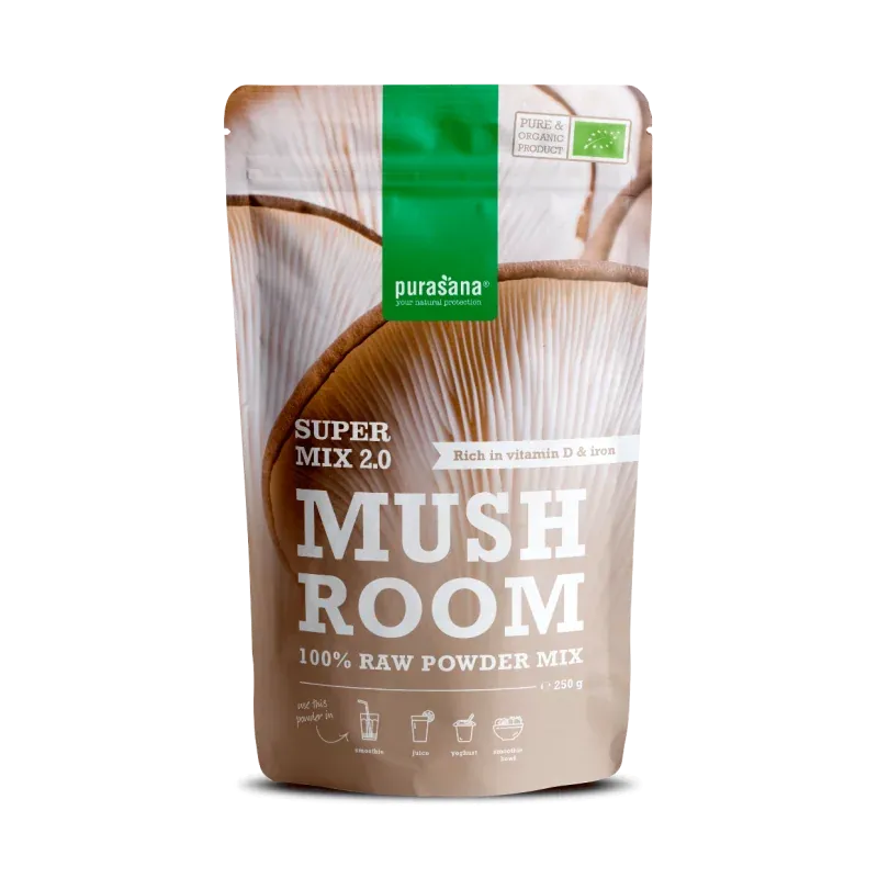 Purasana POUDRE DE CHAMPIGNONS 250G