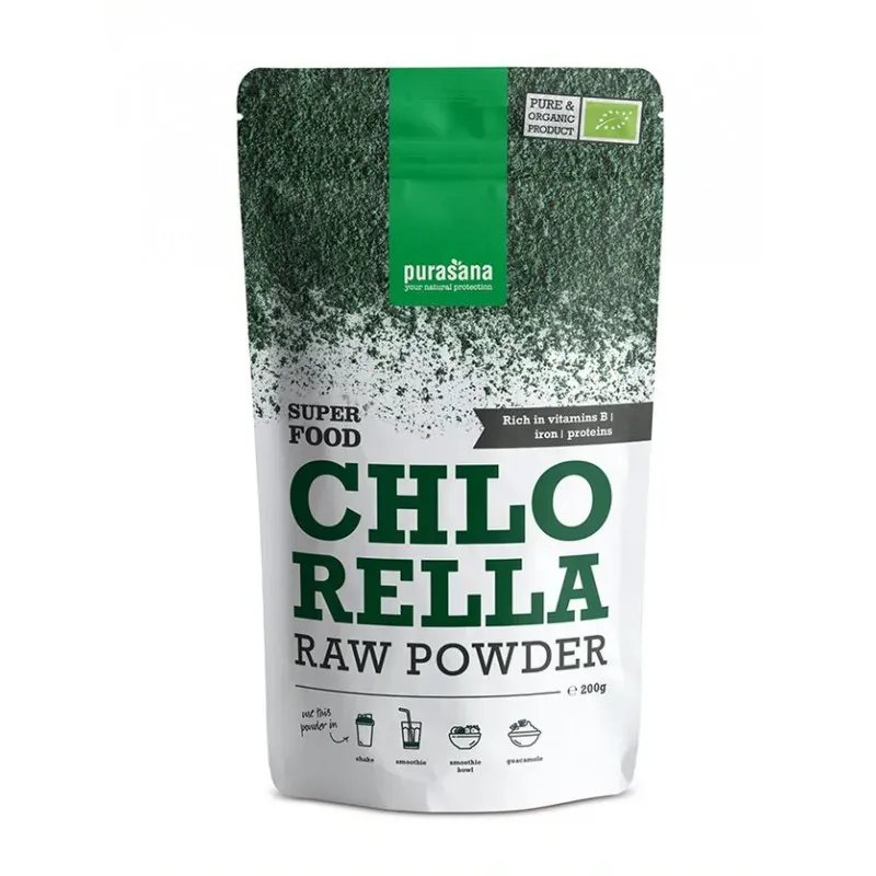 Purasana POUDRE DE CHLORELLA 200G