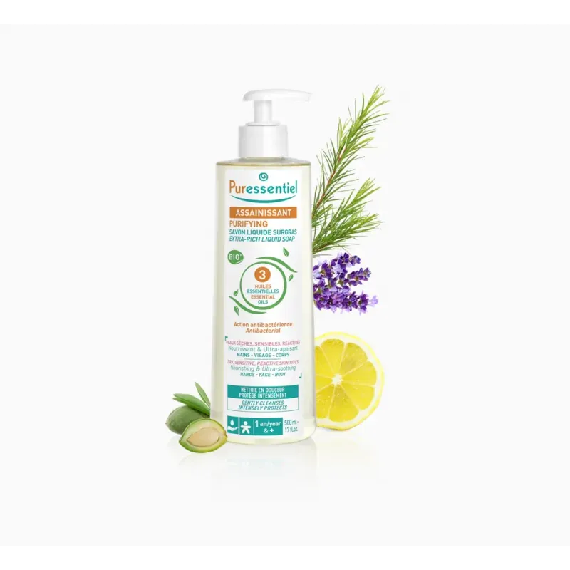 PURESSENTIEL ASSAINISSANT SAVON SURGRAS - 500 ML