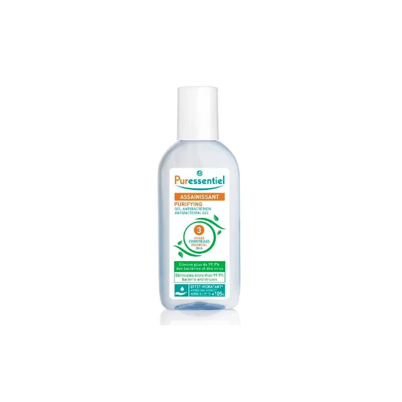 Puressentiel Gel antibactérien assainissant 3 HE -80ml