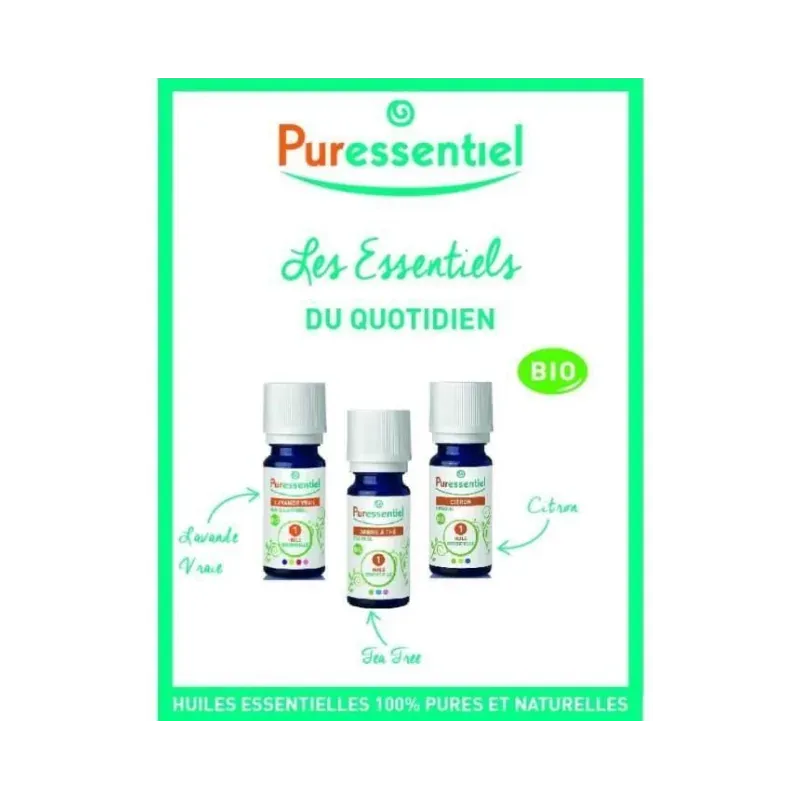 PURESSENTIEL HUILE ESSENTIELLE PACK LES ESSENTIELS DU QUOTIDIEN