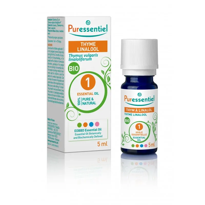 PURESSENTIEL HUILE ESSENTIELLE THYM A LINALOL BIO 5ML