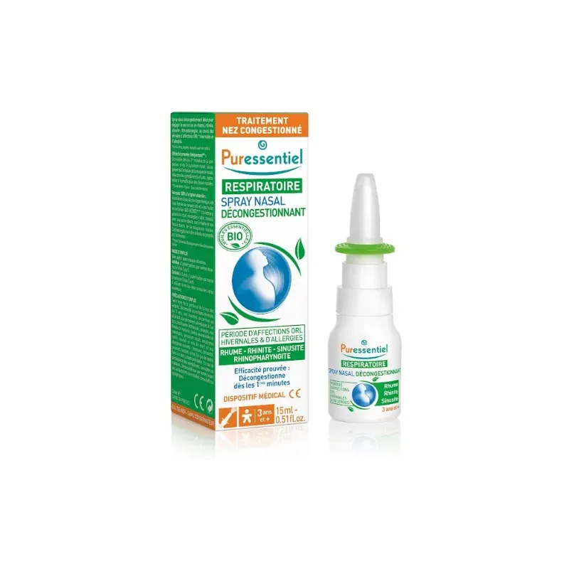 Puressentiel Spray nasal hypertonique respiratoire -15ml