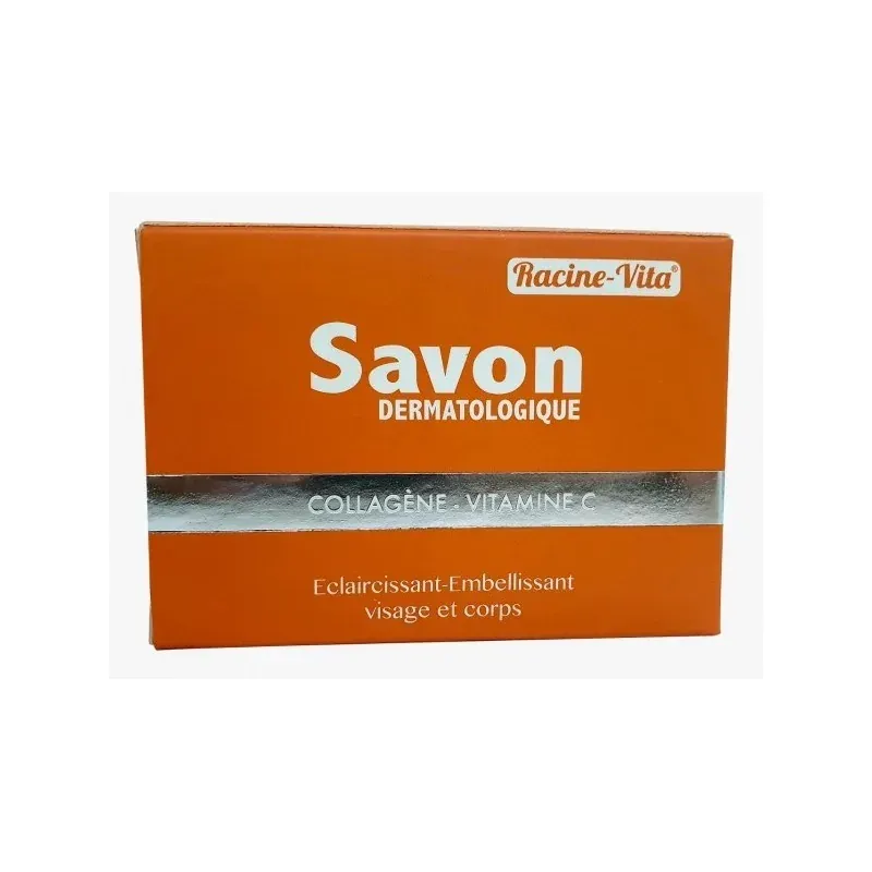 racine vita savon dermatologique éclaircissant a la collagène et vitamine C