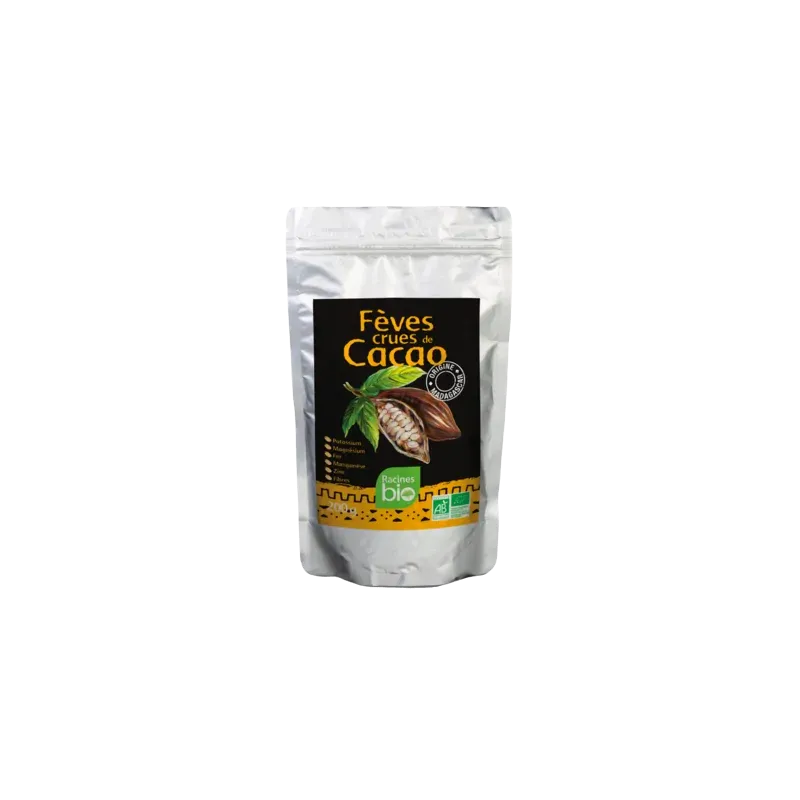 RACINES BIO FEVES DE CACAO CRUES 200G