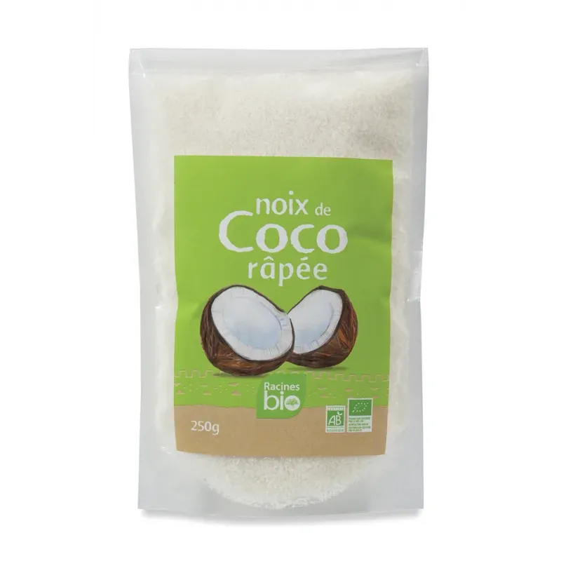 RACINES BIO NOIX DE COCO RAPEE 250G