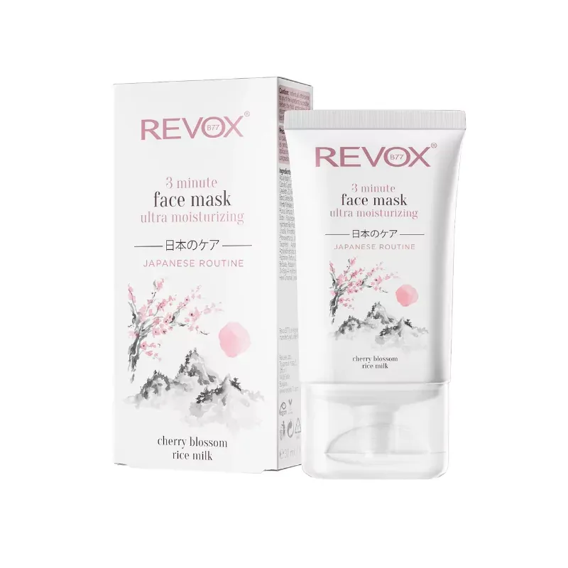 REVOX B77 JAPANESE RITUAL 3 MINUTE ULTRA MOISTURIZING FACE MASK, 30 ml