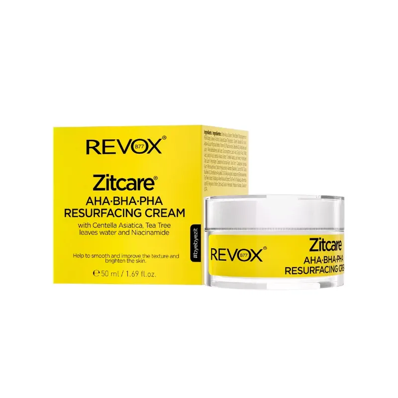 REVOX B77 ZITCARE AHA.BHA.PHA. RESURFACING CREAM, 50ml                               