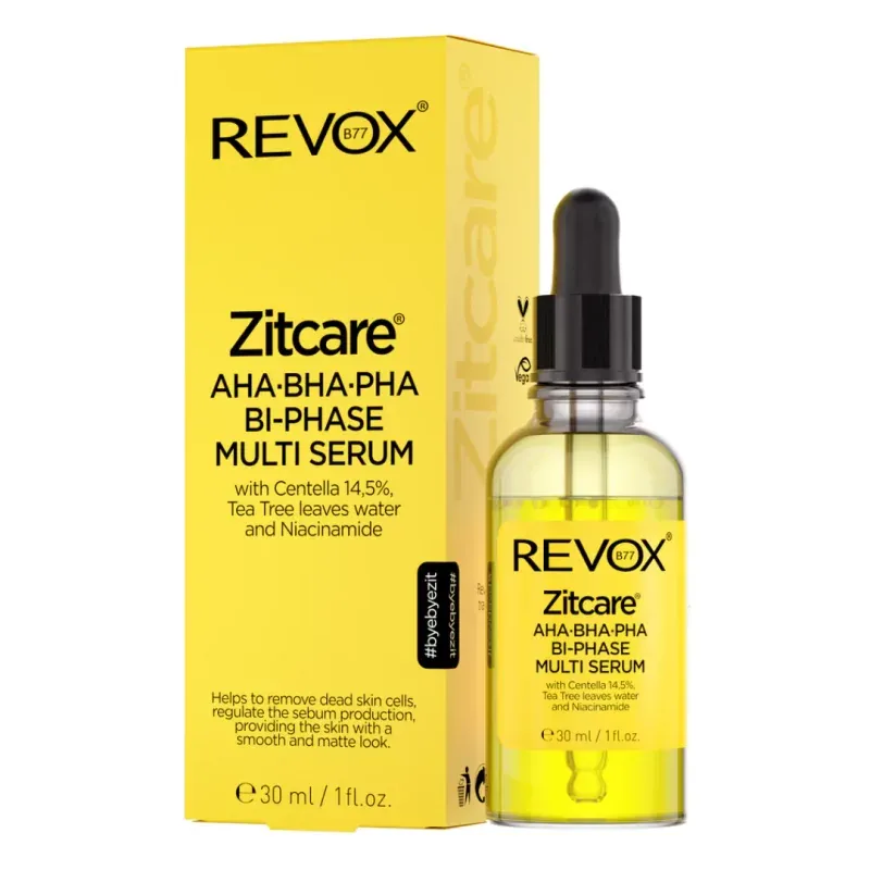 REVOX ZITCARE AHA.BHA.PHA. MULTI SERUM, 30ml