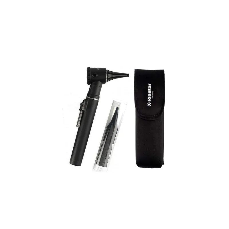 Riester Otoscope pen-scope® en pochette, Eclairage directe à Xénon 2,5V R2056-201