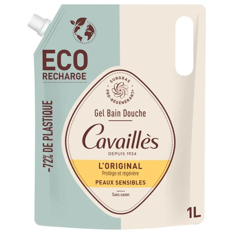 ROGÉ CAVAILLÈS ECO-RECHARGE 1L GEL BAIN ET DOUCHE L'ORIGINAL