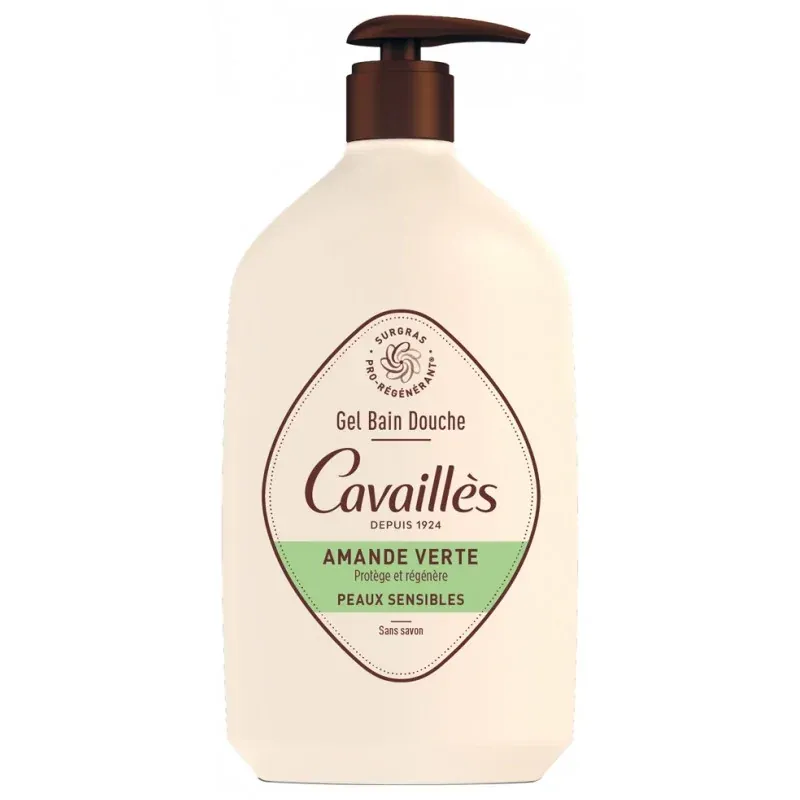 ROGÉ CAVAILLÈS GEL SURGRAS ACTIF BAIN DOUCHE AMANDE VERTE 1L