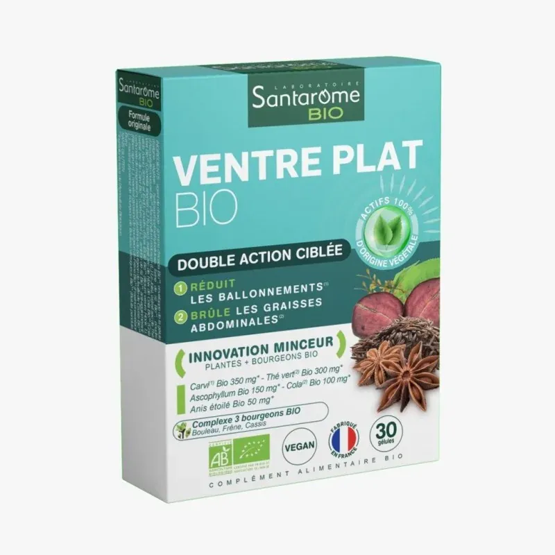 SANTAROME VENTRE PLAT 30 GELULES