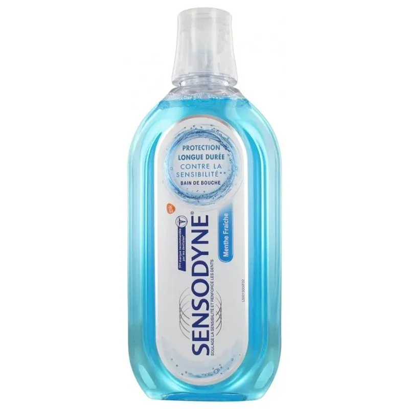 SENSODYNE BAIN DE BOUCHE SOULAGE ET PROTÈGE LES DENTS SENSIBLES 500 ML