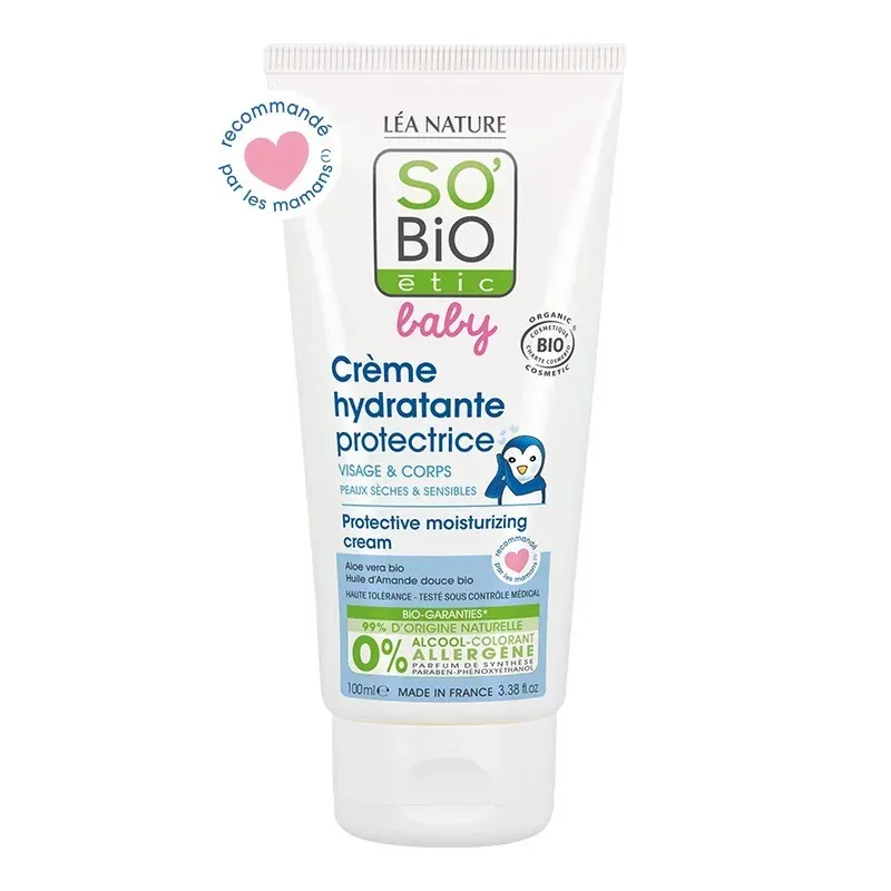 SO BIO Baby CRÈME HYDRATANTE PROTECTRICE - 100ML