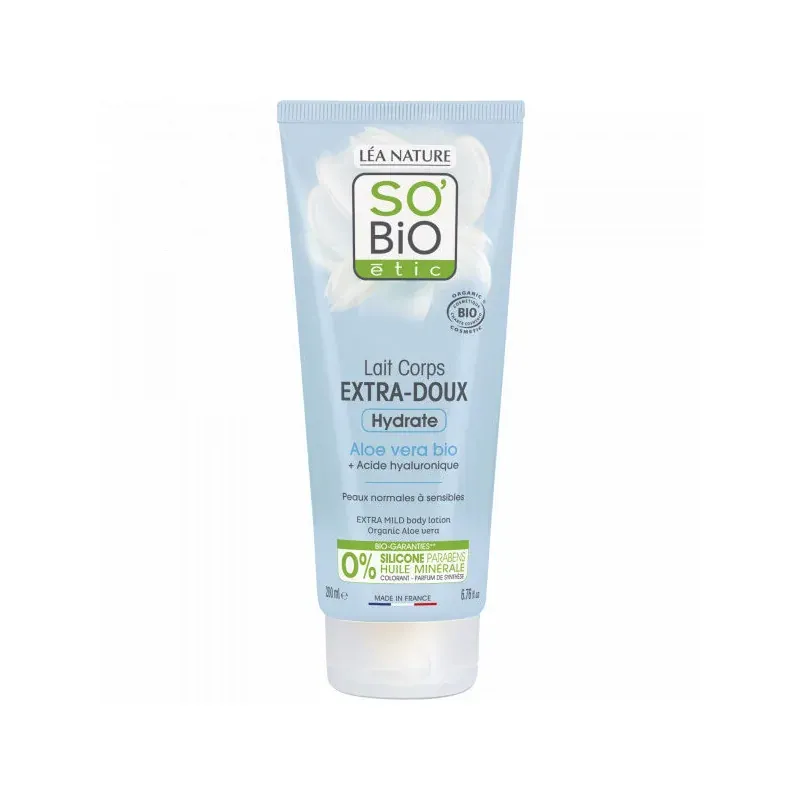 So Bio Lait Corps Extra Doux Aloe Vera 200Ml