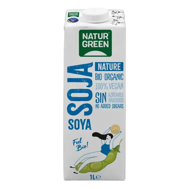 Naturgreen BOISSON DE SOJA NATURE SANS SUCRE 1L