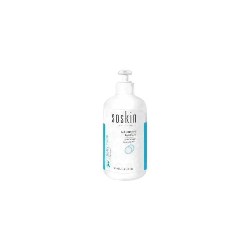 Soskin baby care lait nettoyant hydratant 500ml