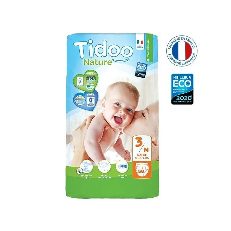 TIDOO COUCHES T3/M 4-9KG 50 UNITES