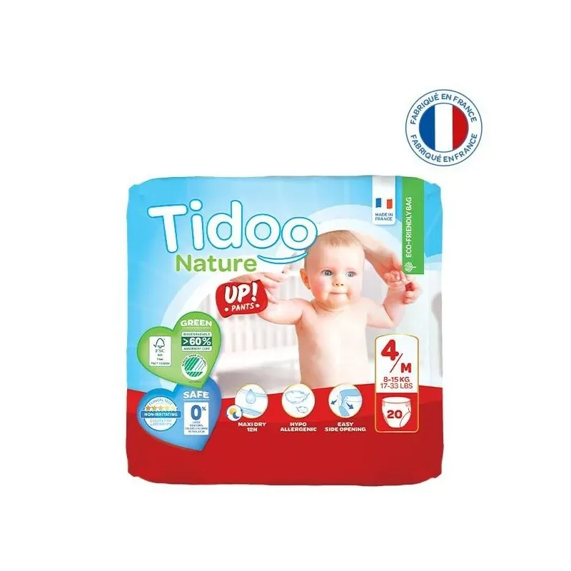 TIDOO CULOTTES T4/M 8-15KG 20 U