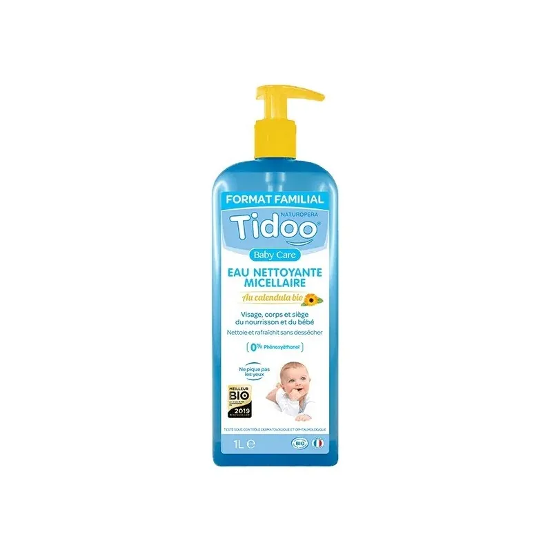 Tidoo Eau Nettoyante Micellaire au Calendula 1l