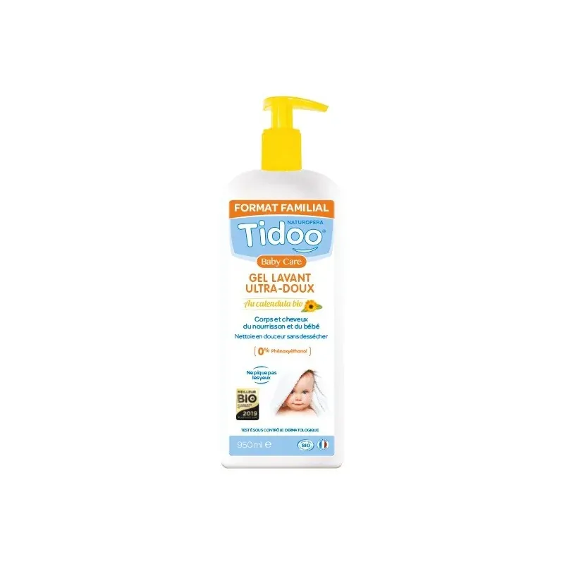 Tidoo Gel Lavant ultra-doux au Calendula 950ml